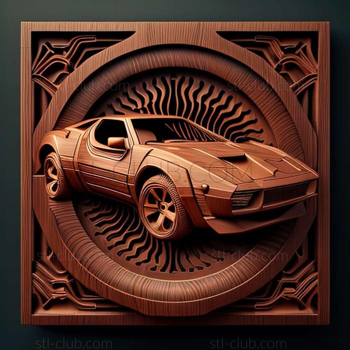 3D модель De Tomaso Pantera (STL)